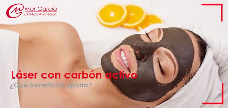 Tratamiento facial láser con carbón activo